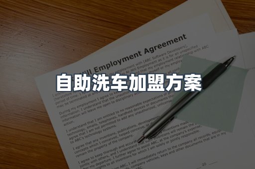 自助洗车加盟方案