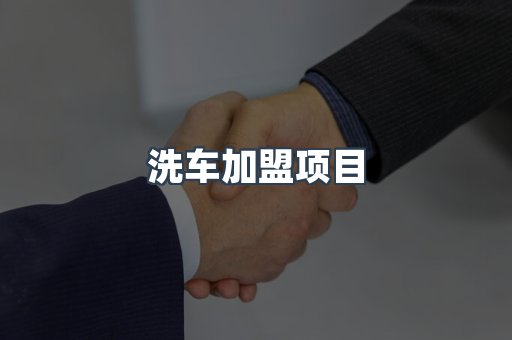 洗车加盟项目